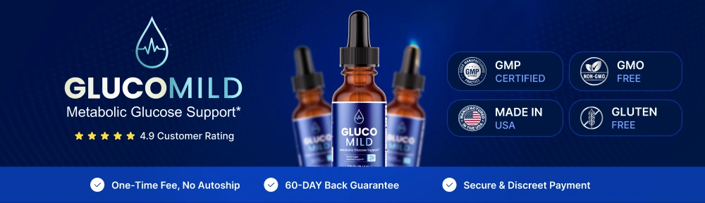 Glucomild checkout banner